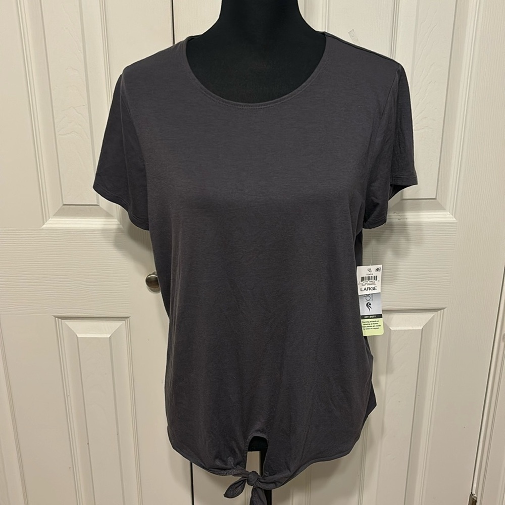 Ideology Knot Front Tee Shirt